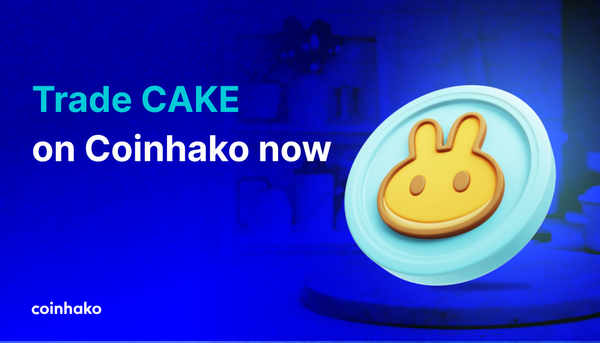 CAKE now available on Coinhako