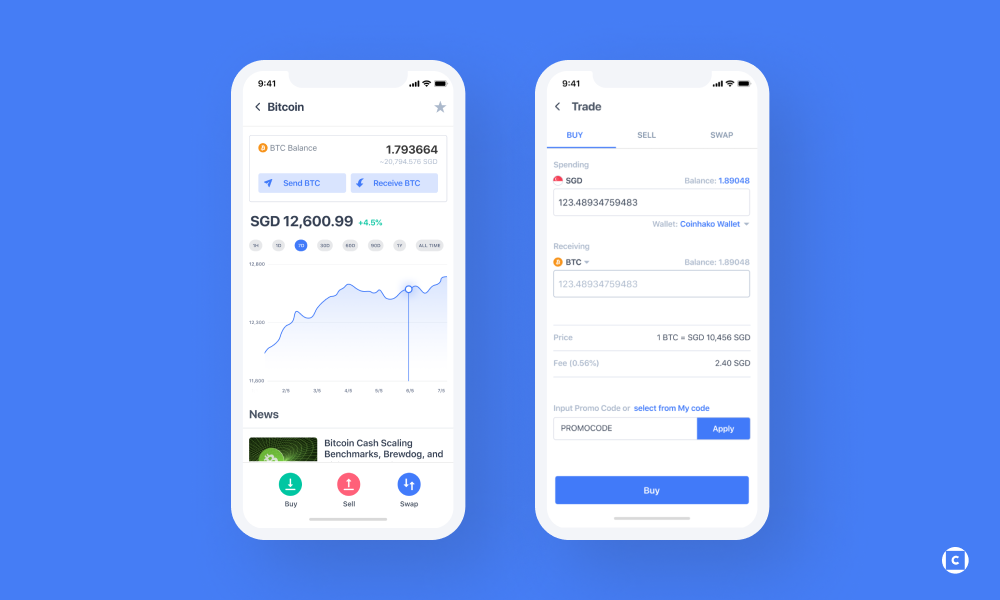 New Coinhako Mobile UI: An Enhanced Bitcoin Mobile Trading Experience