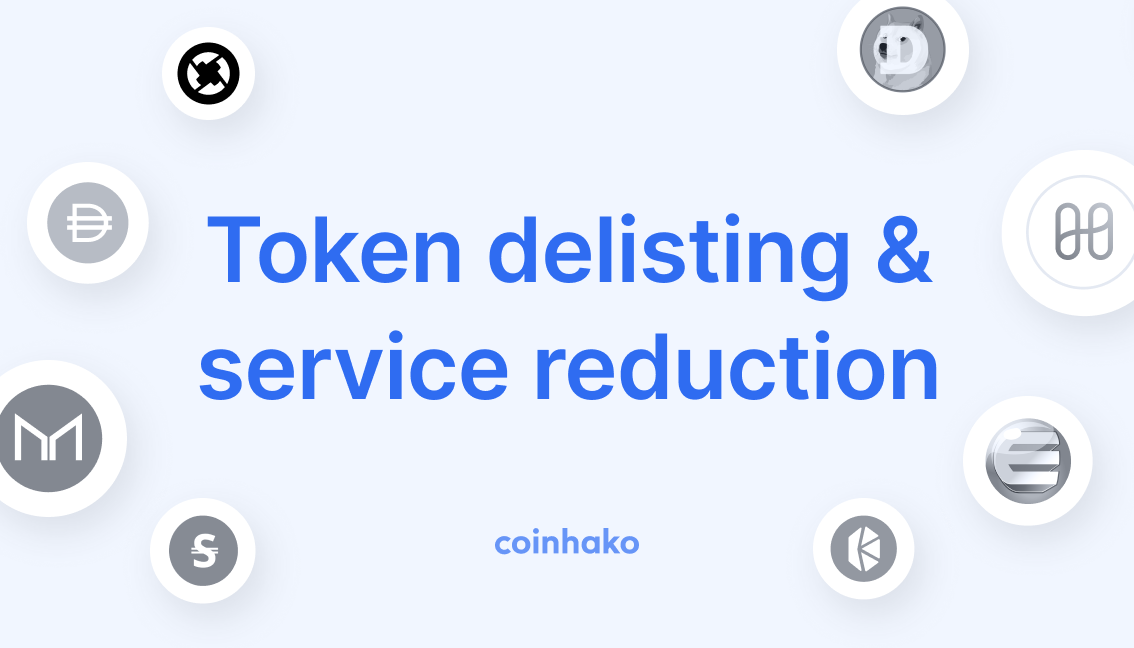 Token Delistings Reduction In Services 15 June 2020