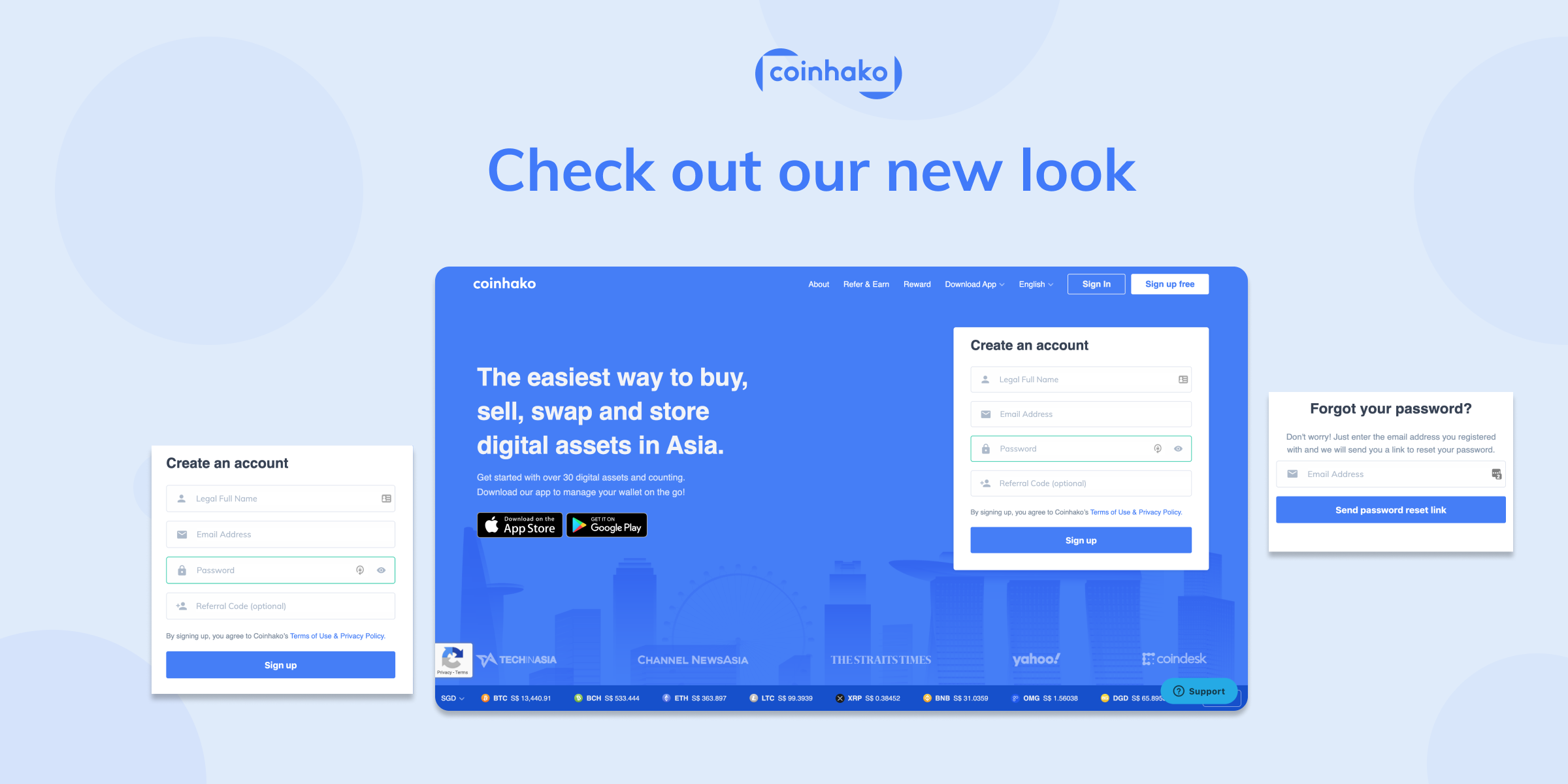 Coinhako Web Gets A Fresh Look : New Updates To Web User Interface (UI)