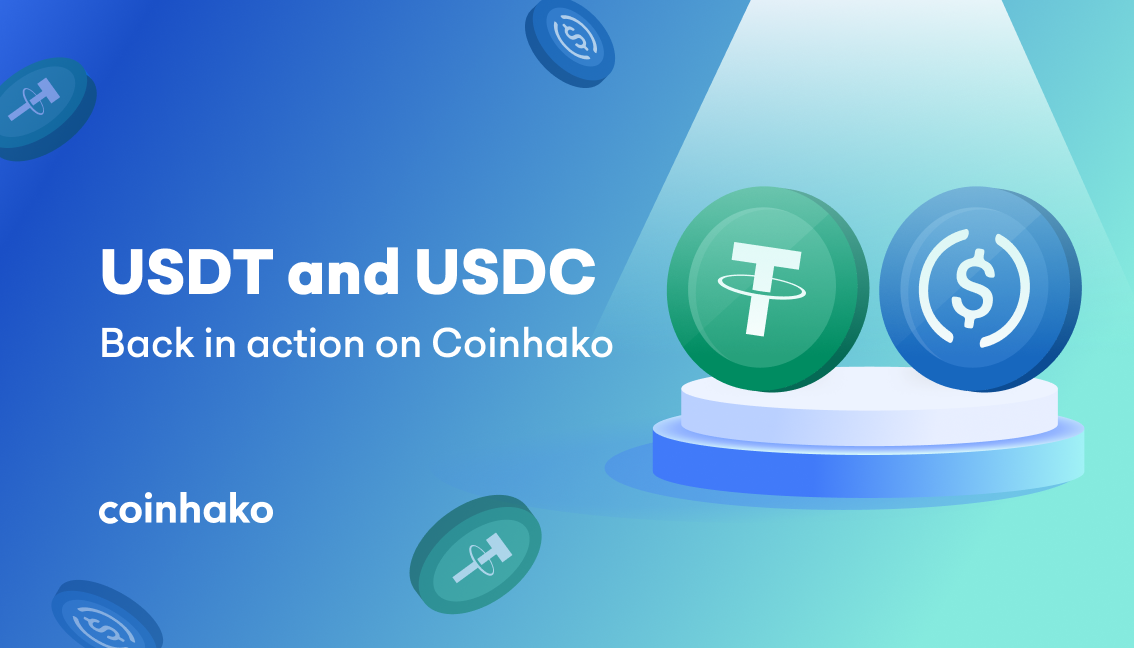 USDT and USDC are now available on Coinhako