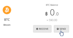 How to send bitcoins from CoinHako?
