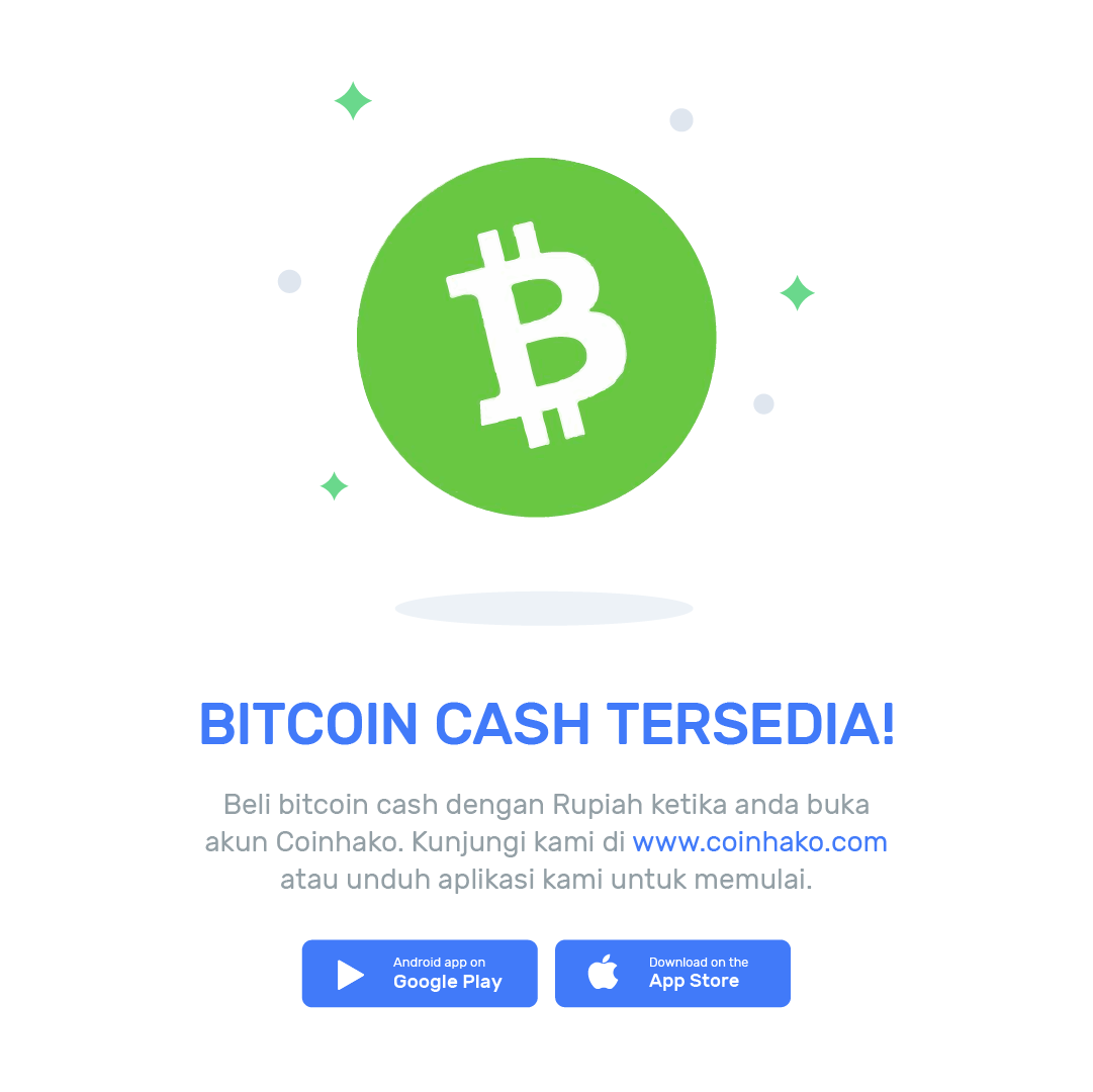 Buy Bitcoin Cash Bch With The Indonesian Rupiah Today - 