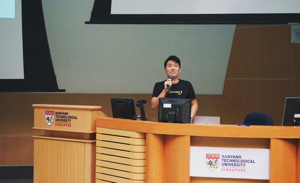Our CEO, Yusho's Return To NTU For A Hackathon