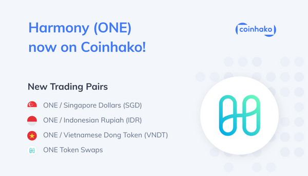 Introducing Harmony (ONE) on Coinhako!