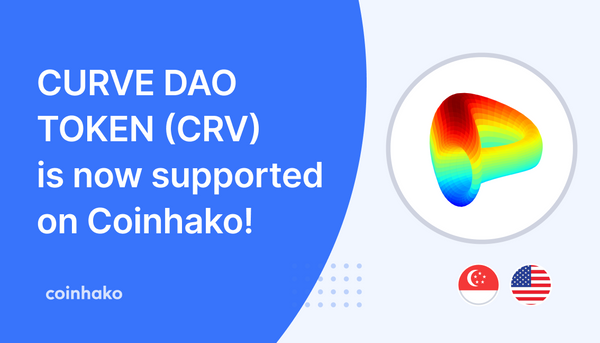 Curve Dao Trading Now Live on Coinhako