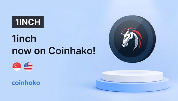 1inch (1INCH) Trading is Now Live on Coinhako!