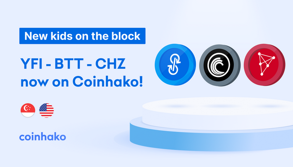 New Kids on the Block: YFI, BTT, CHZ trading now live on Coinhako!