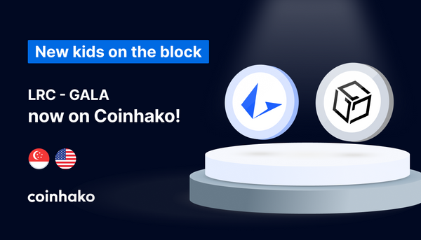 New Kids on the Block: LRC and GALA trading now live on Coinhako!