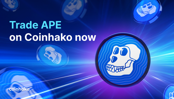APE now available on Coinhako