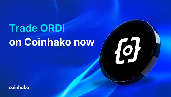 ORDI now available on Coinhako