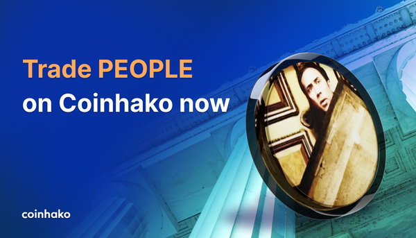 PEOPLE now available on Coinhako